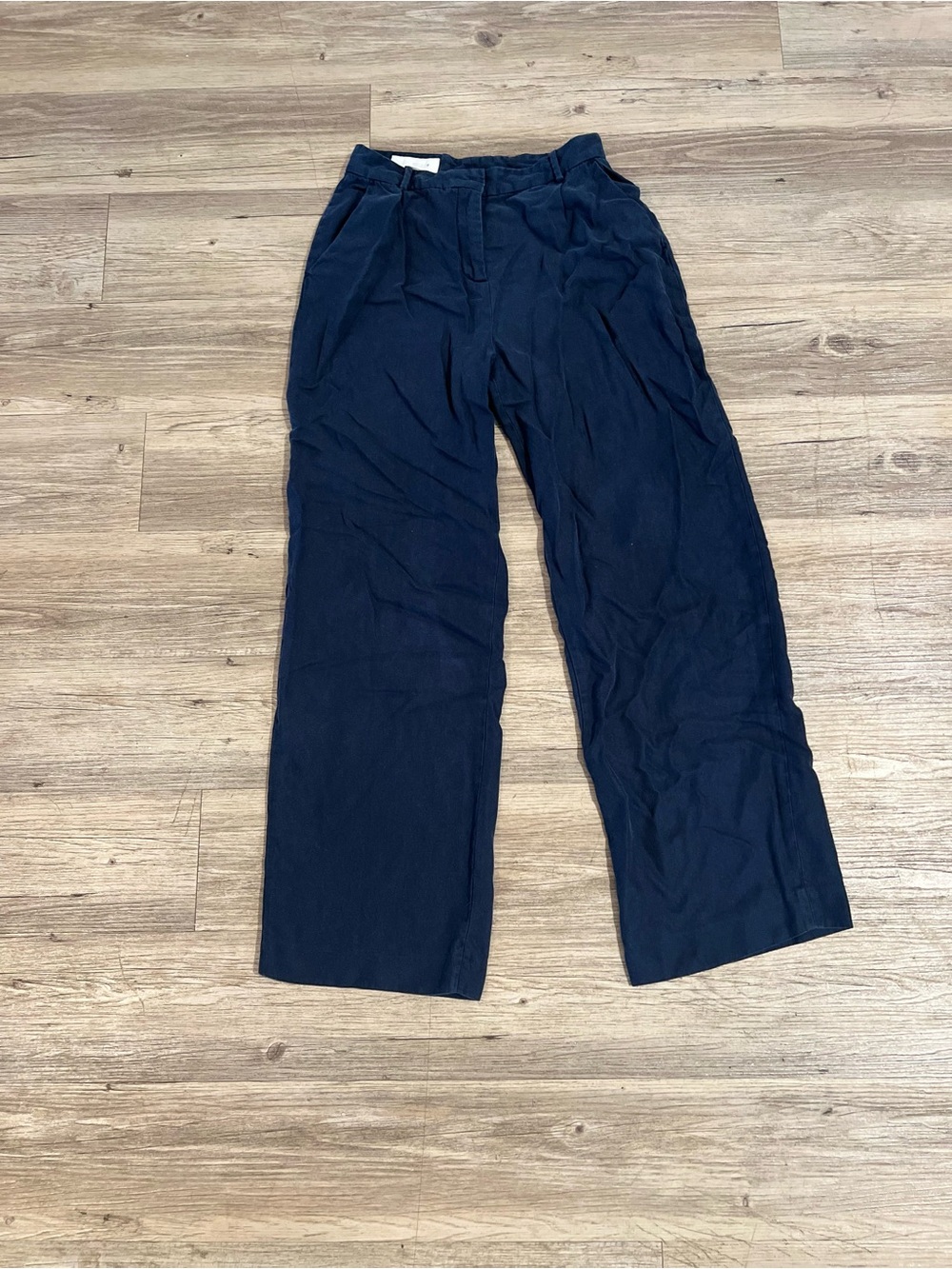 Zara Basic  Denim Surplus Blue Pants Size Small